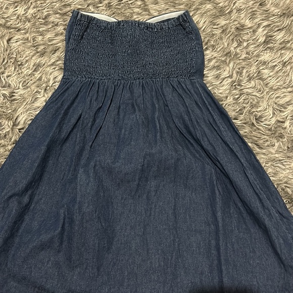 Jean strapless dress - Picture 3 of 3